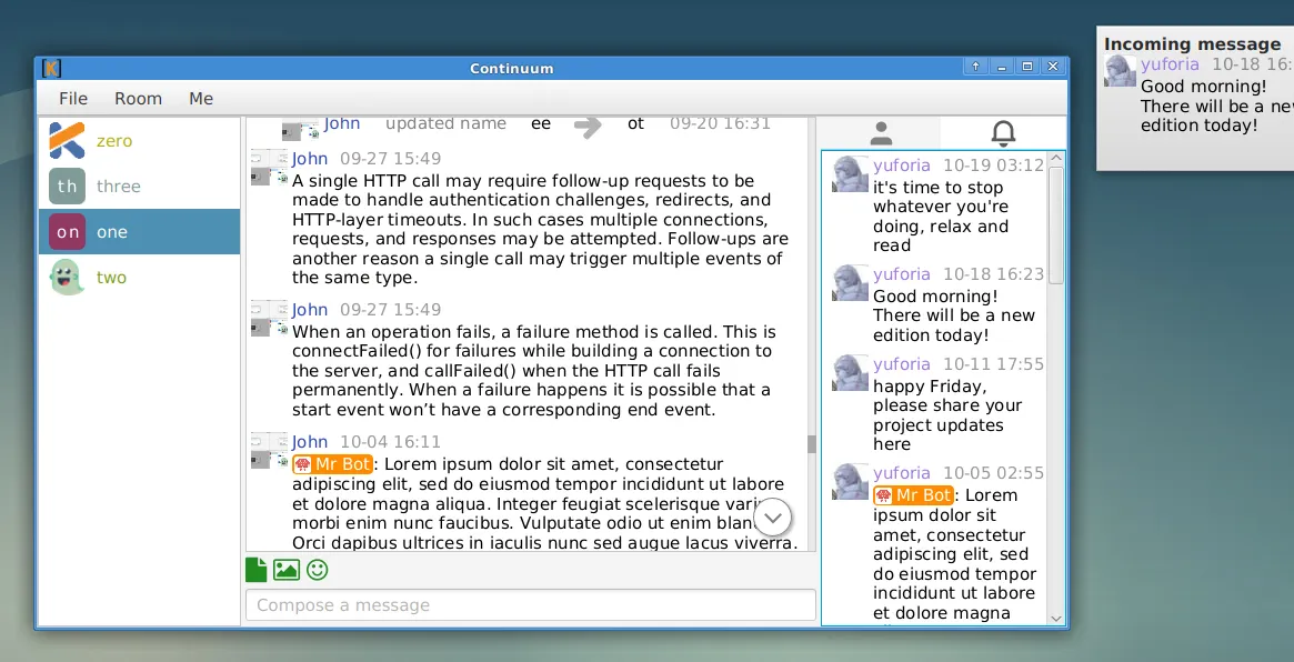 continuum client